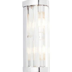 Luminaires Brilliant Luminaires Antiques>Applique Murale Brillliant Lemont Argente, 2 Lumieres