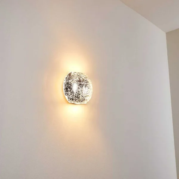 hofstein Appliques>Applique Murale Concha Blanc, 1 Lumiere