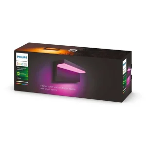 Luminaires Philips Luminaires Extérieurs Connectes>Applique Murale D'Exterieur Philips Hue Nyro Led Noir, 1 Lumiere, Changeur De Couleurs