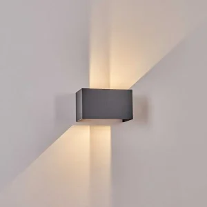 hofstein Appliques Extérieures>Applique Murale D'Exterieur Tamarin Led Anthracite, 1 Lumiere