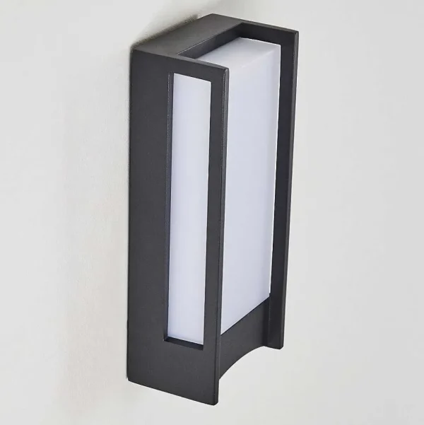 hofstein Appliques Extérieures>Applique Murale D'Exterieur Skove Led Anthracite, 1 Lumiere, Detecteur De Mouvement