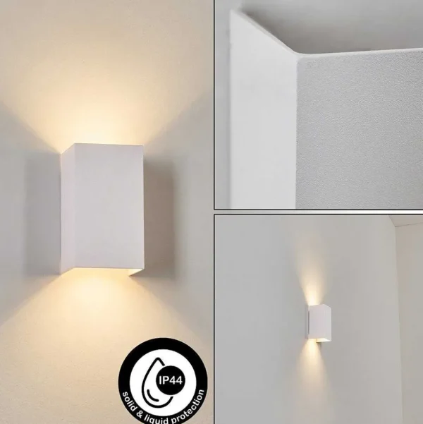 hofstein Appliques Extérieures>Applique Murale D'Exterieur Tamarin Led Blanc, 1 Lumiere