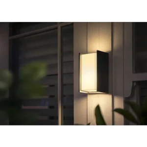 Luminaires Philips Luminaires Extérieurs Connectes>Applique Murale D'Exterieur Set X 2 Philips Hue Turaco Led Anthracite, 1 Lumiere