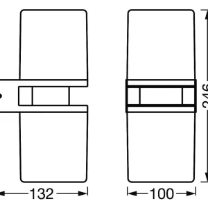 Luminaires Ledvance Luminaires Extérieurs Connectes>Applique Murale D'Exterieur Ledvance Smart+ Gris, 1 Lumiere