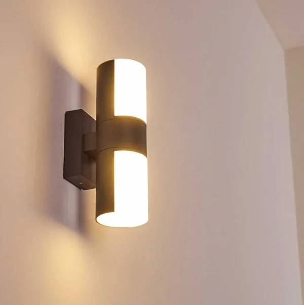 hofstein Appliques Extérieures>Applique Murale D'Exterieur Baulund Led Anthracite, 1 Lumiere