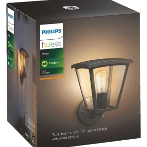 Luminaires Philips Luminaires Extérieurs Connectes>Applique Murale D'Exterieur Philips Hue White Inara Led Noir, 1 Lumiere