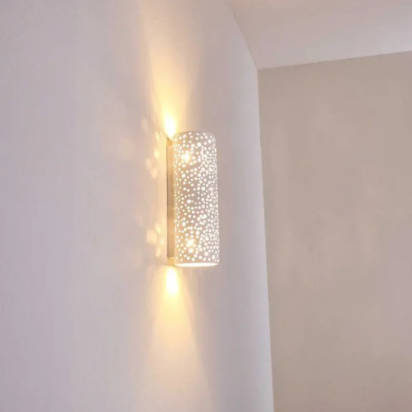 hofstein Luminaires Marocains>Applique Murale Jabiru Blanc, 2 Lumieres