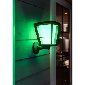 Luminaires Philips Luminaires Extérieurs Connectes>Applique Murale Philips Hue Ambiance White & Color Econic Led Noir, 1 Lumiere, Changeur De Couleurs