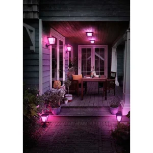 Luminaires Philips Luminaires Extérieurs Connectes>Applique Murale Philips Hue Ambiance White & Color Econic Led Noir, 1 Lumiere, Changeur De Couleurs