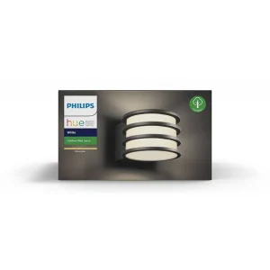 Luminaires Philips Luminaires Extérieurs Connectes>Applique Murale Philips Hue White Lucca Anthracite, 1 Lumiere