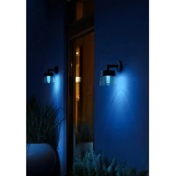 Luminaires Philips Luminaires Extérieurs Connectes>Applique Murale Philips Hue White & Color Ambiance Attract Led Noir, 1 Lumiere