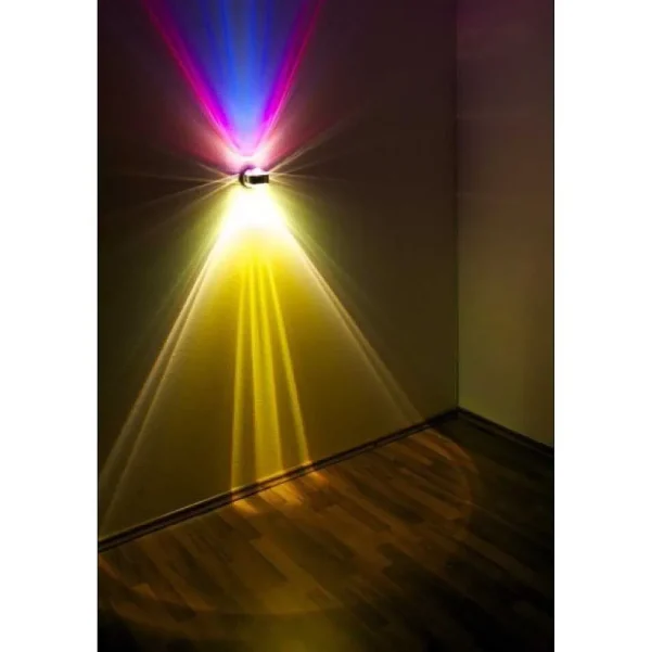 Top Light Lampes Designers>Applique Murale Top-Light Pukwall Led Noir, 2 Lumieres