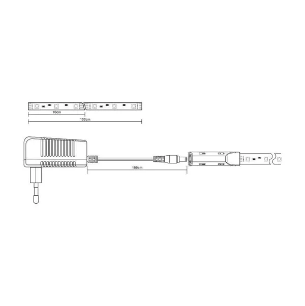 Luminaires Globo Lighting Rubans Led>Bande Led Globo, 1 Lumiere, Changeur De Couleurs