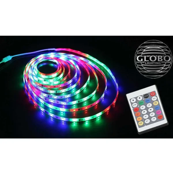 Luminaires Globo Lighting Rubans Led>Bande Led Globo, 150 Lumieres, Changeur De Couleurs