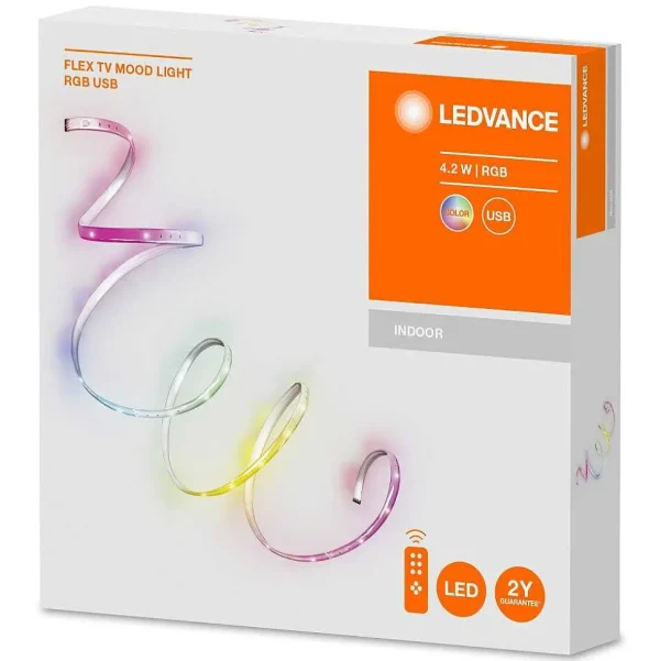 Luminaires Ledvance Rubans Led>Bande Led Ledvance Mood Light Blanc, 1 Lumiere, Changeur De Couleurs