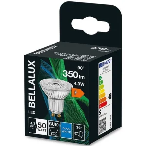 BELLALUX Ampoules Gu10>® ® Led Gu10 4,3 Watt 4000 Kelvin 350 Lumen