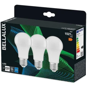 BELLALUX Ampoules E27>® Cla Set De 3 Led E27 13 Watt 4000 Kelvin 1521 Lumen