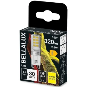 BELLALUX Ampoules G9>® Led G9 2,6 Watt 2700 Kelvin 320 Lumen