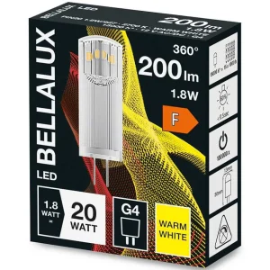 BELLALUX Autres Culots>® Led G4 1,8 Watt 2700 Kelvin 200 Lumen