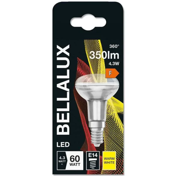 BELLALUX Ampoules E14>® R50 Led E14 4,3 Watt 2700 Kelvin 350 Lumen