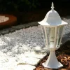 hofstein Lampes De Jardin>Borne D'Éclairage Lutec Bristol Blanc, 1 Lumiere