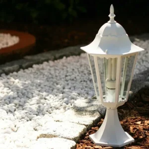 hofstein Lampes De Jardin>Borne D'Éclairage Lutec Bristol Blanc, 1 Lumiere