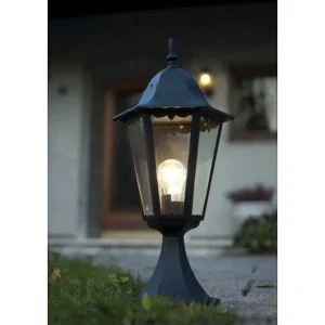 hofstein Lampes De Jardin>Borne D'Éclairage Lutec Bristol Noir, 1 Lumiere