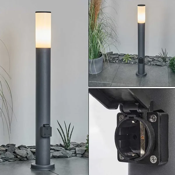 hofstein Balises Lumineuses>Borne Lumineuse Caserta Anthracite, 1 Lumiere