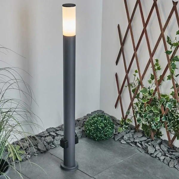 hofstein Balises Lumineuses>Borne Lumineuse Caserta Anthracite, 1 Lumiere