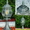 hofstein Luminaires Antiques>Borne Lumineuse Lentua Vert, Noir, 1 Lumiere