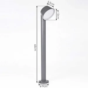 hofstein Luminaires Extérieurs Connectes>Borne Lumineuse Moroni Led Anthracite, 1 Lumiere