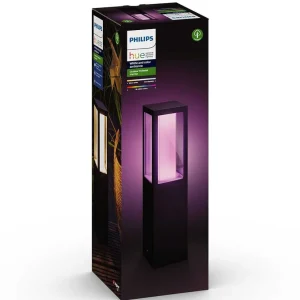 Luminaires Philips Luminaires Extérieurs Connectes>Borne Lumineuse Philips Hue Ambiance White & Color Impress Led Noir, 1 Lumiere, Changeur De Couleurs