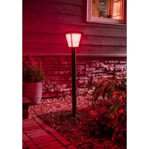 Luminaires Philips Luminaires Extérieurs Connectes>Borne Lumineuse Philips Hue Ambiance White & Color Econic Led Noir, 1 Lumiere, Changeur De Couleurs