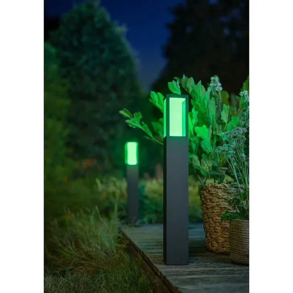 Luminaires Philips Luminaires Extérieurs Connectes>Borne Lumineuse Philips Hue Ambiance White & Color Impress Led Noir, 1 Lumiere, Changeur De Couleurs