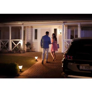 Luminaires Philips Luminaires Extérieurs Connectes>Borne Lumineuse Philips Hue Ambiance White & Color Econic Led Noir, 1 Lumiere, Changeur De Couleurs