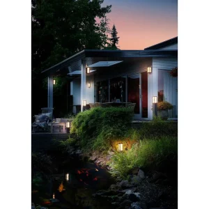 Luminaires Philips Luminaires Extérieurs Connectes>Borne Lumineuse Philips Hue Ambiance White & Color Impress Led Noir, 1 Lumiere, Changeur De Couleurs