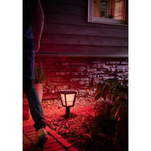 Luminaires Philips Luminaires Extérieurs Connectes>Borne Lumineuse Philips Hue Ambiance White & Color Econic Led Noir, 1 Lumiere, Changeur De Couleurs