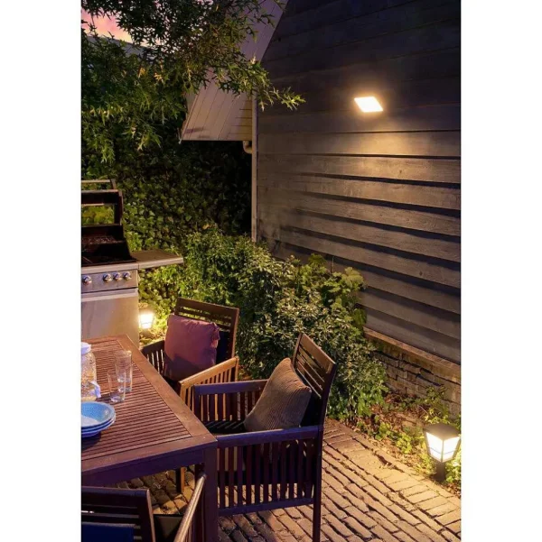 Luminaires Philips Luminaires Extérieurs Connectes>Borne Lumineuse Philips Hue Ambiance White & Color Econic Led Noir, 1 Lumiere, Changeur De Couleurs