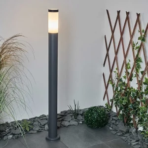 hofstein Balises Lumineuses>Borne Lumineuse Sessa Anthracite, 1 Lumiere