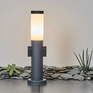 hofstein Balises Lumineuses>Borne Lumineuse Sessa Anthracite, 1 Lumiere