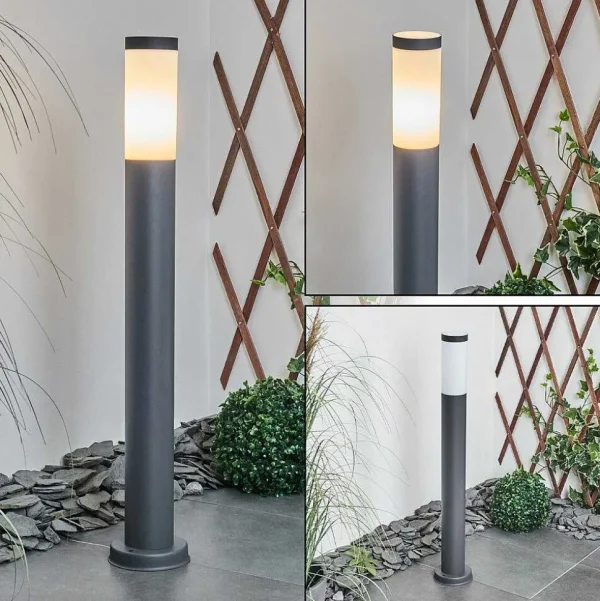 hofstein Balises Lumineuses>Borne Lumineuse Sessa Anthracite, 1 Lumiere