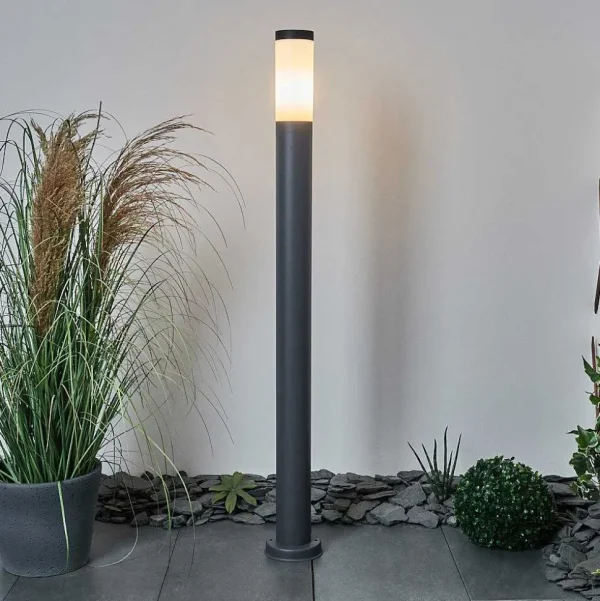 hofstein Balises Lumineuses>Borne Lumineuse Sessa Anthracite, 1 Lumiere