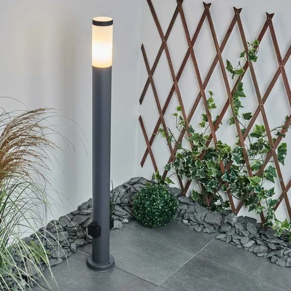 hofstein Balises Lumineuses>Borne Lumineuse Sessa Anthracite, 1 Lumiere