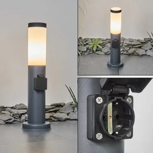 hofstein Balises Lumineuses>Borne Lumineuse Sessa Anthracite, 1 Lumiere