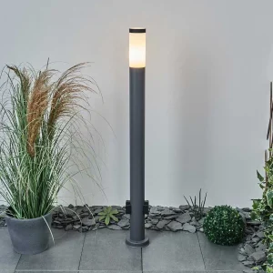 hofstein Balises Lumineuses>Borne Lumineuse Sessa Anthracite, 1 Lumiere