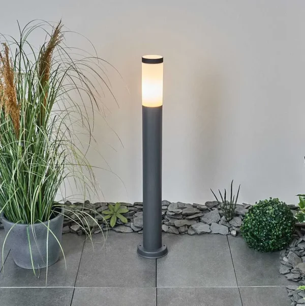 hofstein Balises Lumineuses>Borne Lumineuse Sessa Anthracite, 1 Lumiere