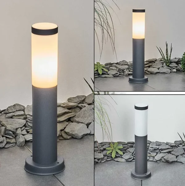 hofstein Balises Lumineuses>Borne Lumineuse Sessa Anthracite, 1 Lumiere