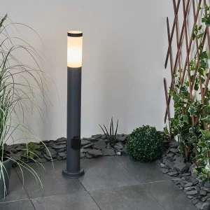 hofstein Balises Lumineuses>Borne Lumineuse Sessa Anthracite, 1 Lumiere