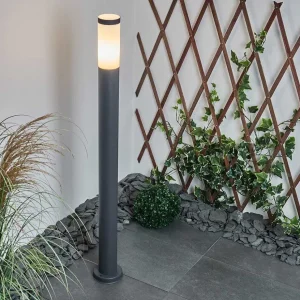 hofstein Balises Lumineuses>Borne Lumineuse Sessa Anthracite, 1 Lumiere