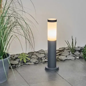 hofstein Balises Lumineuses>Borne Lumineuse Sessa Anthracite, 1 Lumiere